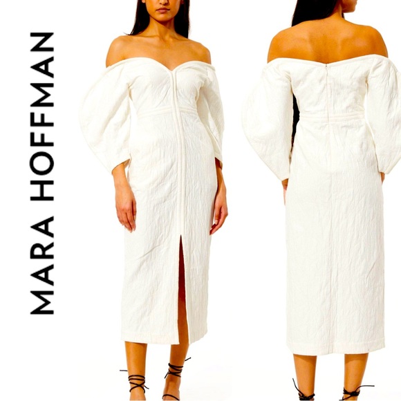 Mara Hoffman - Leonara Dress - White - Size 8 - Picture 1 of 16